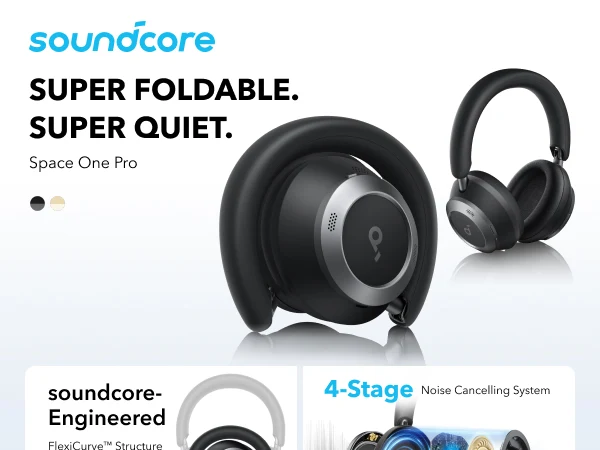 Soundcore Space One Pro — left wireless