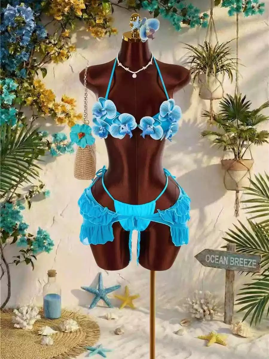 3piece bikini set for ladies