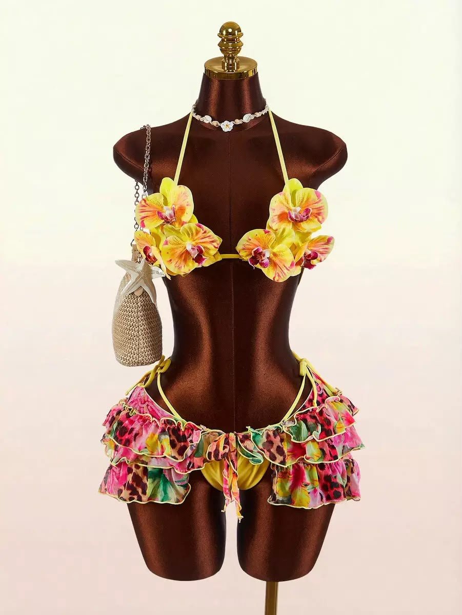 3piece bikini set for ladies