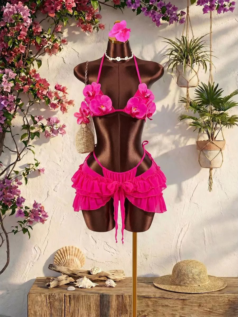 3piece bikini set for ladies
