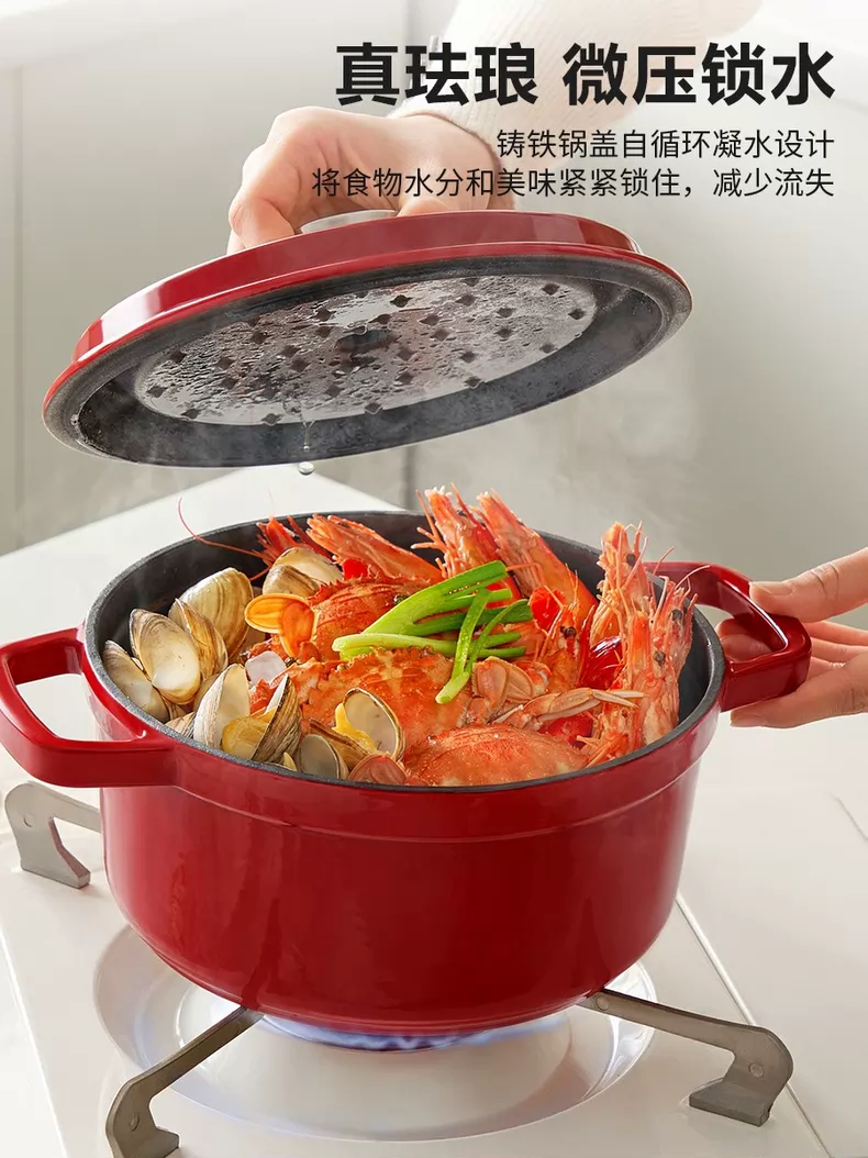 SUPOR Enamel Cast-Iron Pot
