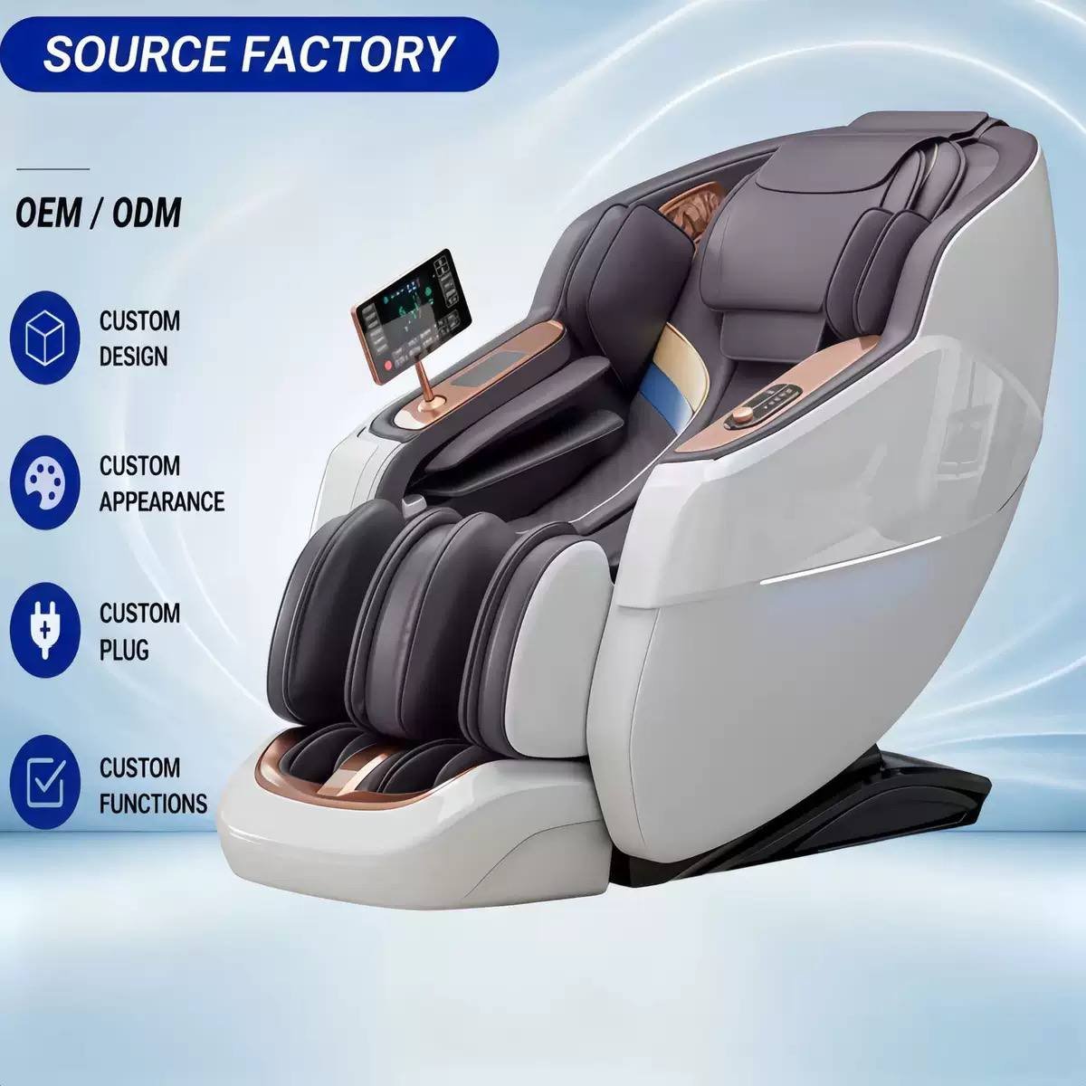 Full-Body Automatic 4d SL Track Zero Gravity Sofa Luxury Japanese Massage Chair