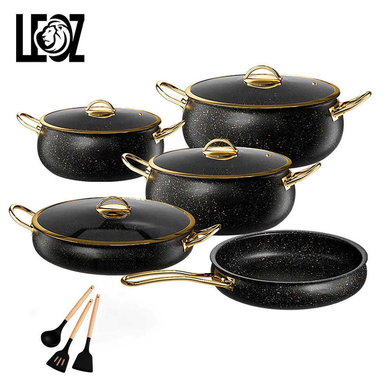 12-Piece Cookware Sets Classic Turkish Style