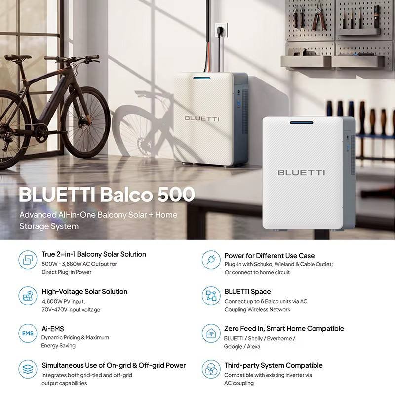 High Capacity Balcony Solar Battery