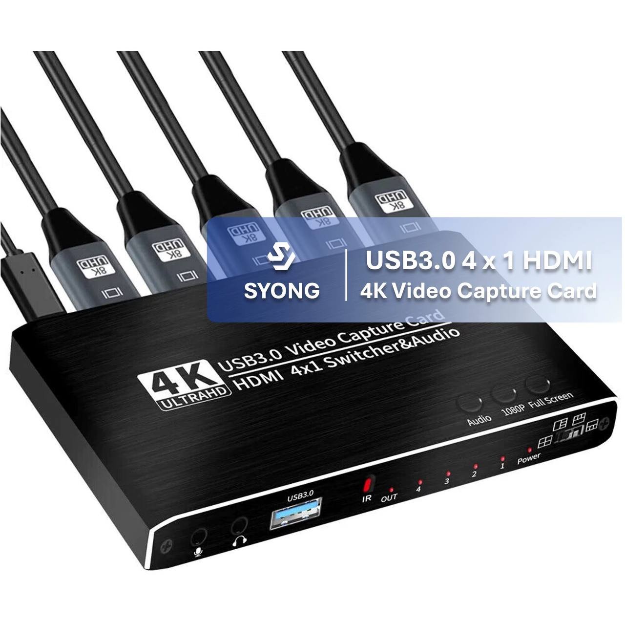 4K USB 3.0 4-in-1 HDMI Capture card
