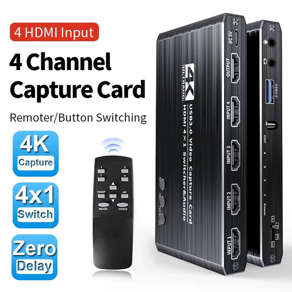 4K USB 3.0 4-in-1 HDMI Capture card