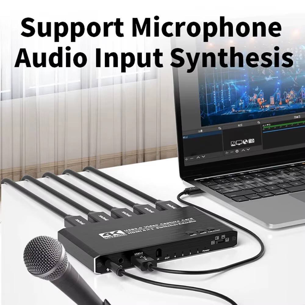 4K USB 3.0 4-in-1 HDMI Capture card