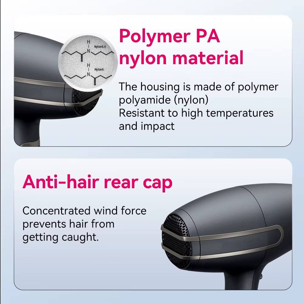 Electric Hair Dryer for Hotel & Household Use High Power Salon Quality