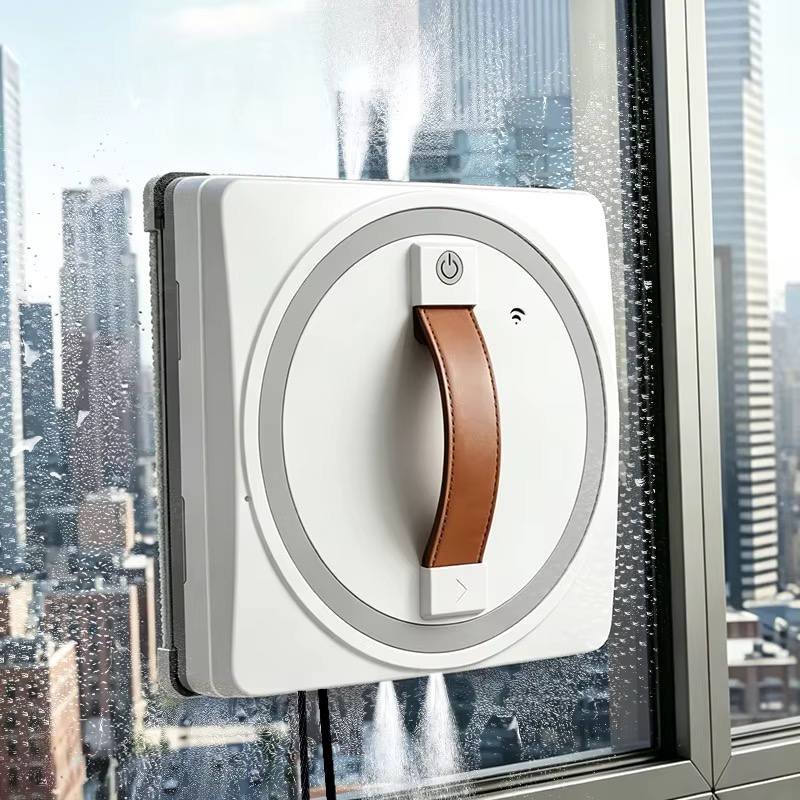 Electric Window Cleaning Robot Max Coverage Glass Scrubbing